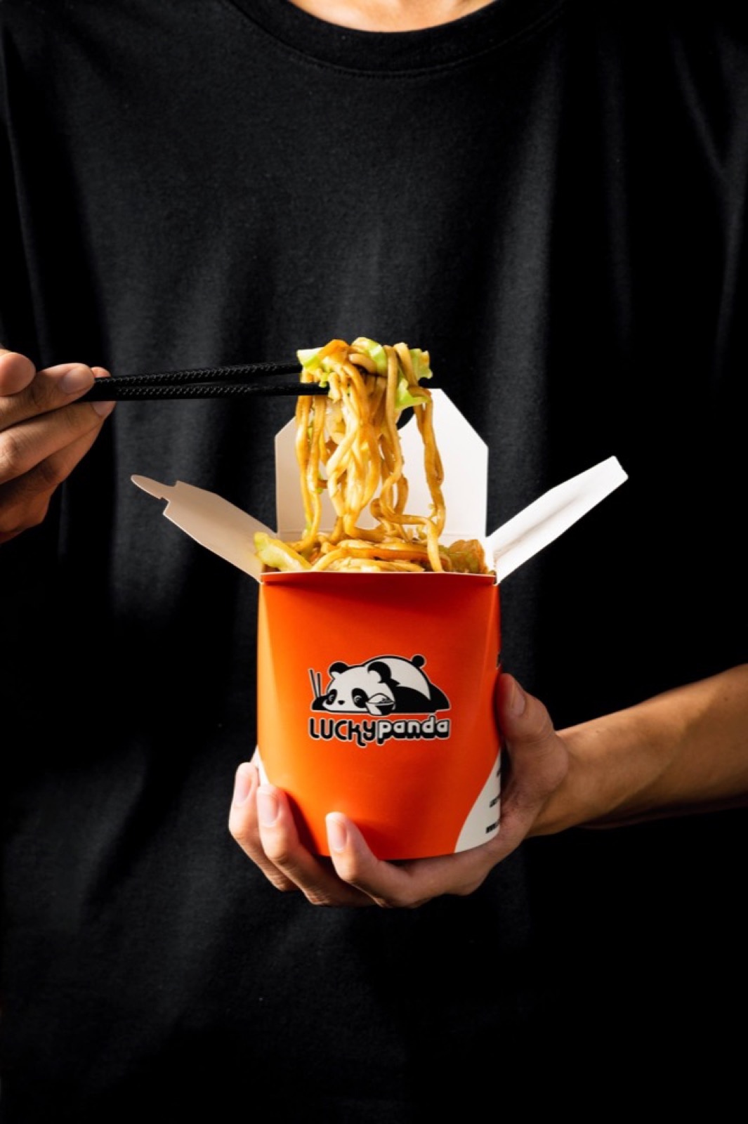 Lucky Panda orange box